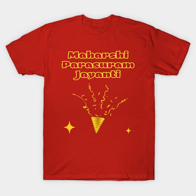 Indian Festivals - Maharshi Parasuram Jayanti T-Shirt by Bharat Parv